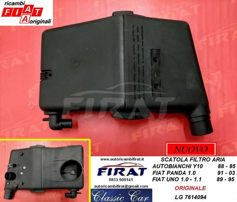 SCATOLA FILTRO ARIA FIAT UNO PANDA Y10 (7614094)